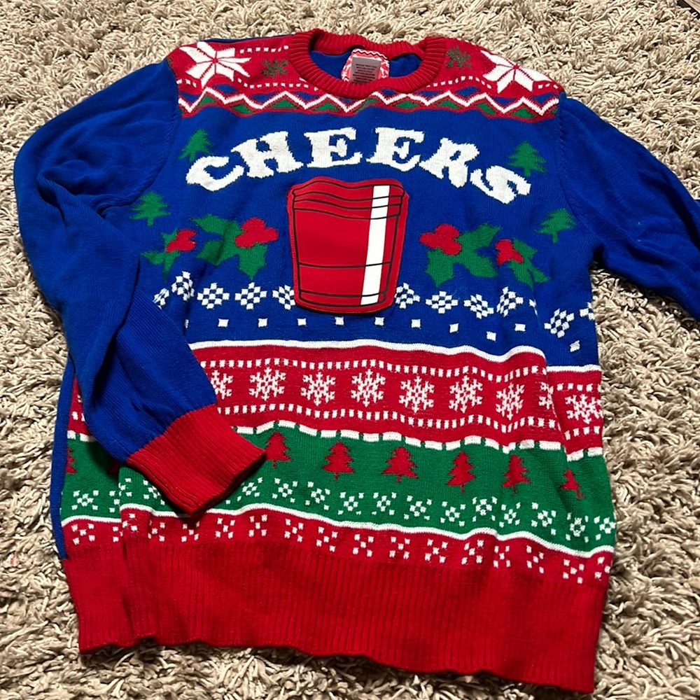 Mens large ugly sweater